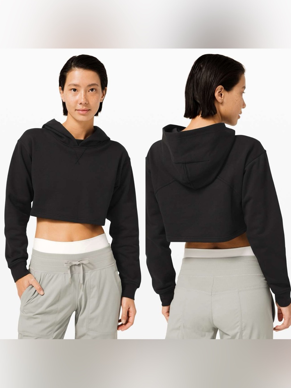 Lululemon All Yours Cropped Hoodie Size 8